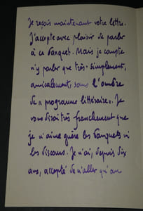 Camille MAUCLAIR - LETTRE AUTOGRAPHE SIGNÉE à Paul FORT par rapport à un banquet
