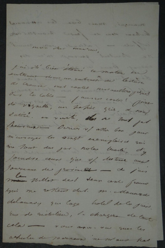 Samuel-Henry BERTHOUD - LETTRE AUTOGRAPHE SIGN&Eacute;E &agrave; Charles LEMESLE. Samuel-Henry BERTHOUD