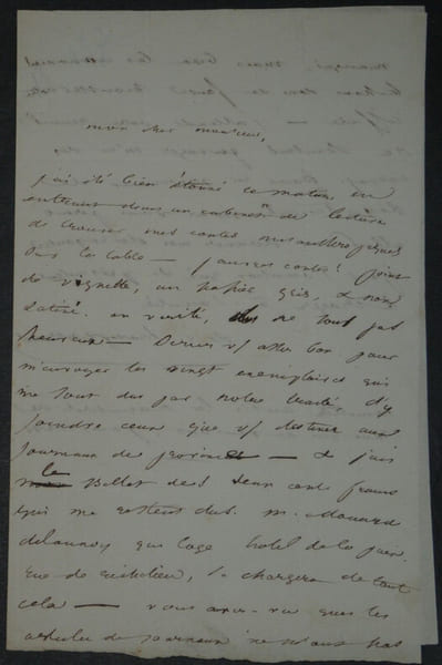 Samuel-Henry BERTHOUD - LETTRE AUTOGRAPHE SIGN&Eacute;E &agrave; Charles LEMESLE. Samuel-Henry BERTHOUD