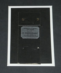 Tôle émaillée Lotion astringente Mercier Suzy Vernon objet publicitaire 1930
