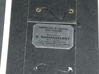 Tôle émaillée Lotion astringente Mercier Suzy Vernon objet publicitaire 1930