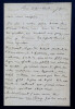 Henri DE BORNIER, Dramaturge - LETTRE AUTOGRAPHE SIGN&Eacute;E, Paris, 1875. Henri DE BORNIER