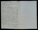 Henri DE BORNIER, Dramaturge - LETTRE AUTOGRAPHE SIGN&Eacute;E, Paris, 1875. Henri DE BORNIER