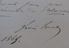 Louis Adrien HUART, Journaliste - LETTRE AUTOGRAPHE SIGN&Eacute;E, 1865. Louis Adrien HUART
