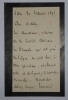 VEYRIN Emile - LETTRE AUTOGRAPHE SIGNEE, PARIS, 1897. Emile Veyrin