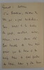 VEYRIN Emile - LETTRE AUTOGRAPHE SIGNEE, PARIS, 1897. Emile Veyrin