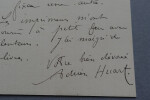 Louis Adrien HUART, Journaliste - LETTRE AUTOGRAPHE SIGN&Eacute;E. Louis Adrien HUART