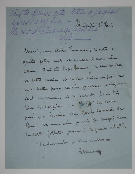 LETTRE AUTOGRAPHE SIGN&Eacute;E - Etienne de Nal&egrave;che, journaliste, Paris. Etienne de Nal&egrave;che