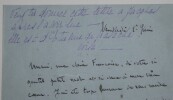 LETTRE AUTOGRAPHE SIGN&Eacute;E - Etienne de Nal&egrave;che, journaliste, Paris. Etienne de Nal&egrave;che