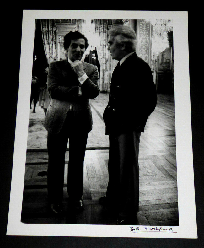 Yvette TROISPOUX - PHOTO SIGNEE DE Pierre DE FENOYL et Gerard STECKLER. Pierre DE FENOYL, Gerard STECKLER