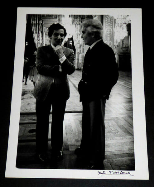 Yvette TROISPOUX - PHOTO SIGNEE DE Pierre DE FENOYL et Gerard STECKLER. Pierre DE FENOYL, Gerard STECKLER