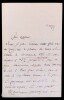 Jacques NORMAND, &Eacute;crivain - LETTRE AUTOGRAPHE SIGN&Eacute;E, 1879. Jacques NORMAND