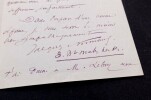 Jacques NORMAND, &Eacute;crivain - LETTRE AUTOGRAPHE SIGN&Eacute;E, 1879. Jacques NORMAND
