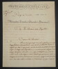 TRIVULZI Alessandro - TRES BELLE LETTRE AUTOGRAPHE SIGN&Eacute;E, PARIS, 1804 ITALIEN. Alessandro Trivulzi