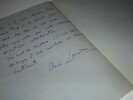 LETTRE AUTOGRAPHE SIGN&Eacute;E, A PROPOS D'UN CONTRAT. Henri Lavedan