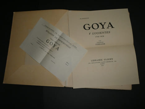 Charles TERRASSE - GOYA Y LUCIENTES 1746-1828 - 1931. Charles TERRASSE