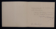 Augustine C&eacute;leste SCRIWANECK, Com&eacute;dienne - LETTRE AUTOGRAPHE SIGN&Eacute;E. Augustine C&eacute;leste SCRIWANECK