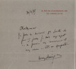 DENYS AMIEL &Eacute;crivain LETTRE AUTOGRAPHE SIGN&Eacute;E &Agrave; Pierre Lhoste, Paris 1931. DENYS AMIEL