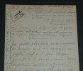 TROUMELIN - MANUSCRIT AUTOGRAPHE - CRITIQUE DE JOFFRE - GUERRE 14/18. TROUMELIN