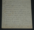 TROUMELIN - MANUSCRIT AUTOGRAPHE - CRITIQUE DE JOFFRE - GUERRE 14/18. TROUMELIN