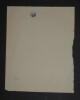 MARTY Georges - LETTRE AUTOGRAPHE SIGN&Eacute;E 1891 concenrne l'op&eacute;ra LYSISTRATA. Georges Marty