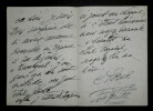 C&eacute;cile SOREL, comtesse de Segur - Lettre autographe sign&eacute;e &agrave; Suzanne. C&eacute;cile Sorel