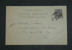 Auguste Gr&eacute;vy , math&eacute;maticien - CARTE POSTALE AUTOGRAPHE SIGN&Eacute;E, 1905. Auguste GR&Eacute;VY