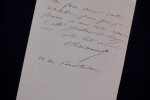 Augustine C&eacute;leste SCRIWANECK, Com&eacute;dienne - LETTRE AUTOGRAPHE SIGN&Eacute;E. Augustine C&eacute;leste SCRIWANECK