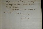 CAPEFIGUE Jean-Baptiste - LETTRE AUTOGRAPHE SIGNEE MARSEILLE JOURNALISTE. Jean-Baptiste Capefigue