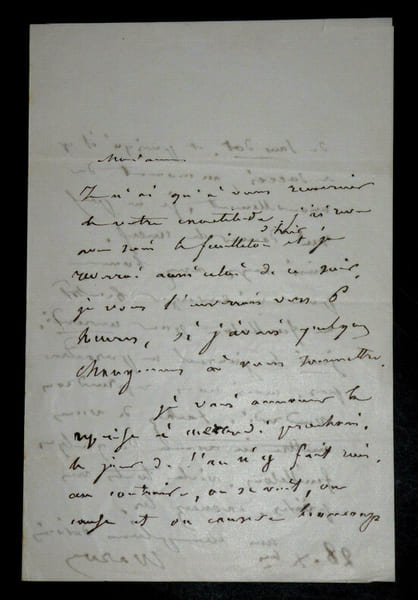 Joseph-Alexis WALSH - LETTRE AUTOGRAPHE SIGN&Eacute;E. Joseph-Alexis Walsh
