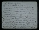 LE BORNE Fernand - LETTRE AUTOGRAPHE SIGN&Eacute;E PARIS Faubourg Saint Honor&eacute;. Fernand Le Borne