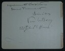 LE BORNE Fernand - LETTRE AUTOGRAPHE SIGN&Eacute;E PARIS Faubourg Saint Honor&eacute;. Fernand Le Borne