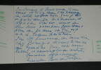 Invitation autographe sign&eacute;e &agrave; un vernissage en m&eacute;moire d'Agathe Va&iuml;to - 1978. Marcelle BERR de TURIQUE