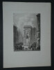 GRAVURE DE LA FONTAINE DE MOLI&Egrave;RE GRAV&Eacute;E PAR BUZELOT. Moli&egrave;re