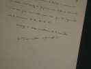 Louis MARTIN-CHAUFFIER, Journaliste - LETTRE AUTOGRAPHE SIGN&Eacute;E, 1924. Louis Martin-Chauffier