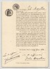Pouvoir sign&eacute; Jules Mazellier – Collection coh&eacute;rente de 50 auteurs & musiciens. Jules Mazellier