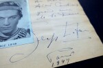 Serge LIFAR et Lycette DARSONVAL - CARTE AUTOGRAPHE SIGN&Eacute;E ET D&Eacute;DICACES, 1944. Serge Lifar ; Lycette Darsonval