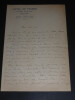 SERGE BASSET LETTRE AUTOGRAPHE SIGNEE MILAN BRESCIA ITALIE 1914-18 CENSURE. Serge Basset