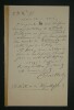 LETTRE AUTOGRAPHE SIGN&Eacute;E, TH&Eacute;&Acirc;TRE R&Eacute;PUBLIQUE 1897. TAILLADE Paul F&eacute;lix Joseph