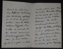 SELIGMANN Ernst - LETTRE AUTOGRAPHE SIGN&Eacute;E, PARIS. Ernst SELIGMANN