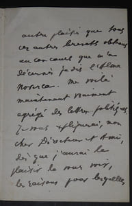 SELIGMANN Ernst - LETTRE AUTOGRAPHE SIGNÉE, PARIS