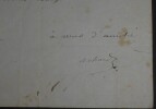 ACHARD Am&eacute;d&eacute;e LETTRE AUTOGRAPHE SIGNEE DU 9 MAI 1845. Am&eacute;d&eacute;e ACHARD