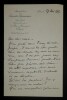 CHEVILLARD Camille - LETTRE AUTOGRAPHE SIGN&Eacute;E, CONCERTS LAMOUREUX, PARIS, 1917. Camille Chevillard