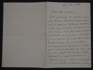 Edmond ABOUT- Amusante Lettre AUTOGRAPHE SIGNEE, 1882 "Notre petit singe Michel". Edmond ABOUT