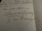 LETTRE AUTOGRAPHE SIGN&Eacute;E &Agrave; HEUGEL, 1888. Th&eacute;odore Lajarte