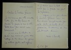 CLARETIE L&eacute;o - LETTRE AUTOGRAPHE SIGNEE 1900. L&eacute;o Claretie