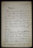 LETTRE AUTOGRAPHE SIGNEE. L&eacute;on Laurent-Pichat