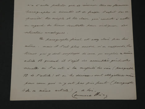 Emmanuel ARENE, écrivain - LETTRE AUTOGRAPHE SIGNÉE - Paris, 1901, 1 page. Emmanuel ARENE