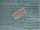Connaissement Maritime 1910, Bordeaux &agrave; Morlaix, Estampille de contr&ocirc;le. 