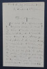 Louise READ - LETTRE AUTOGRAPHE SIGN&Eacute;E DE 3 PAGES, 1895. Louise Read